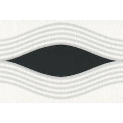 AS Creation Infinity Wave Black Grey Self Adhesive Narrow Border Wallpaper