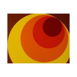 Retro 70s Big Circle Wallpaper Brown Orange Yellow Paste The Wall AS Creation