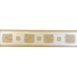 AS Creation Floret Gold Wallpaper Border Metallic Shine Plants Leaves Textured
