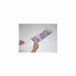 A.S. CrÃ©ation Self-Adhesive Border Stick Ups Wallpaper with Roses 5.00 m x 13 cm Black Purple Made in Germany 901910 9019-10