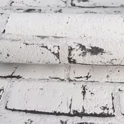 New England Rustic Brick Wallpaper White AS Creation 9078-37
