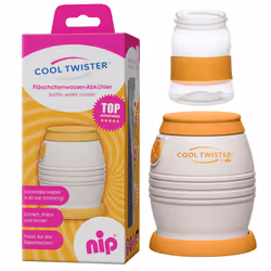 Cool Twister Bottle Water Cooler - Cools Boiling Water Exactly to 40, 50, 60 or 70, BPA-Free, from 0 Years