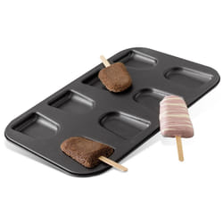Zenker Ice Lolly Tray ""Special Creative"" for 8  Black  15.16 x 10.43 x 0.59""
