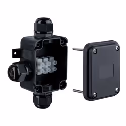 Paulmann Junction box for underground cable 3-fold black