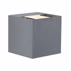 Paulmann 180.00, Outdoor wall lighting, Grey, Aluminium, IP65, II, Wall mounting