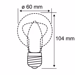 Paulmann 1879 230 V Filament LED Pear
