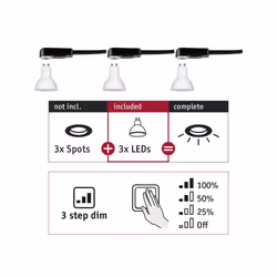 Paulmann 28785 LED bulb Warm white 2700 K 6.5 W GU10 G