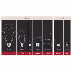 Paulmann Birne LED bulb 4000 K 9 W B22d E
