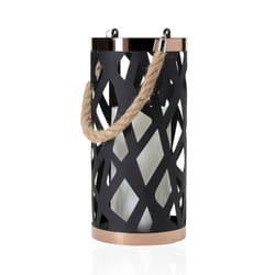 Pauleen Lantern Lantern Soul incl. candle, battery (not incl.) Black/white metal/plastic