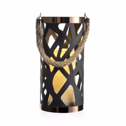 Pauleen Lantern Lantern Soul incl. candle, battery (not incl.) Black/white metal/plastic