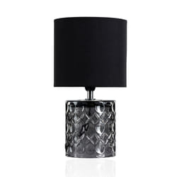 Pauleen Table luminaire Crystal Glow max. 20W E14 black/grey 230V fabric/glass