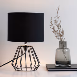 Pauleen Table luminaire Shiny Diamond max. 20W E27 black/black 230V fabric/aluminium - Additional view 4