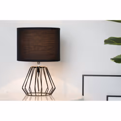 Pauleen Table luminaire Shiny Diamond max. 20W E27 black/black 230V fabric/aluminium - Additional view 6