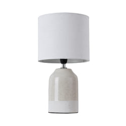 Pauleen Table luminaire Sandy Glow max. 20W E14 white/beige 230V fabric/ceramic