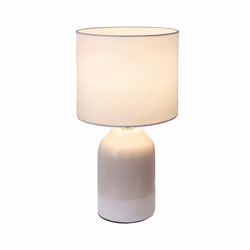 Pauleen Table luminaire Sandy Glow max. 20W E14 white/beige 230V fabric/ceramic