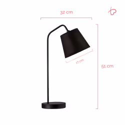 Pauleen 48082 table lamp E14 Black