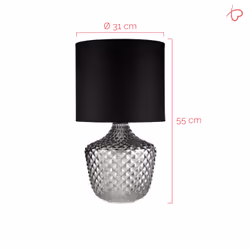 Pauleen Brilliant Jewel table lamp E27 Black