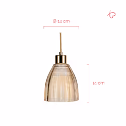 Pauleen Gleaming Gold ceiling lighting E27 25 W