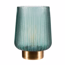 Pauleen Pretty Glamour, Brass, Turquoise, Glass, Metal, IP20, III, E27, 1 bulb(s)