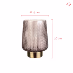 Pauleen Fabcy Glamour table lamp E27 Brass, Brown