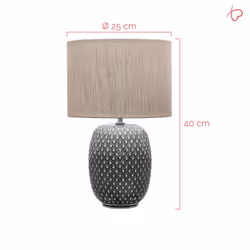 Pauleen Pretty Classy table lamp E27 Beige, Grey