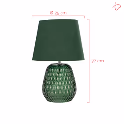Pauleen Crystal Velours table lamp E14 Green