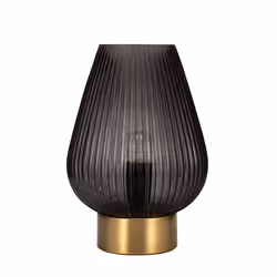 Pauleen Crystal Gloom, Black, Brass, Translucent, Glass, Metal, Bedroom, Living room, IP20, II, E14