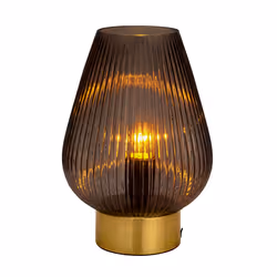 Pauleen Crystal Gloom table lamp E14 Black, Brass, Translucent