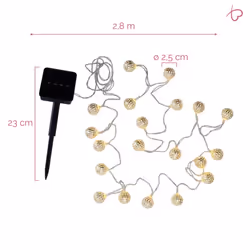 Pauleen 481.83 decoration lighting Light decoration chain 20 bulb(s) LED