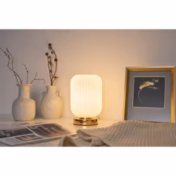 Pauleen Noble Purity table lamp E27 20 W Champagne, Gold, White