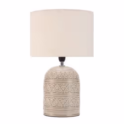 Pauleen Tender Pearl, Beige, Ceramic, Fabric, Black, IP20, II, E14