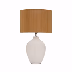 Pauleen Timber Glow, Beige, White, Bamboo, Ceramic, White, IP20, II, E27