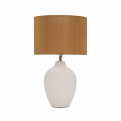 Pauleen Timber Glow table lamp E27 20 W Beige, White