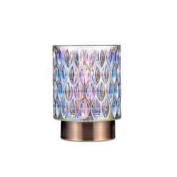 Pauleen Clear Glamour mobile table lamp Blue