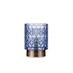 Pauleen Chic Glamour mobile table lamp Blue