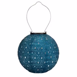 Paulmann 48304, Outdoor hang lighting, Dark Blue, Metal, Plastic, Polyethylene, IP44, Garden, Ceiling mounting
