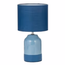 Paulmann 48324, Blue, Ceramic, Fabric, Bedroom, IP20, E14, 1 bulb(s)