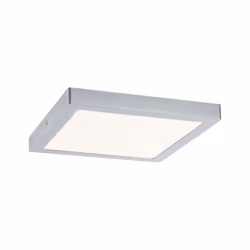 Paulmann Abia, Square, Ceiling, Surface mounted, Chrome, Plastic, IP20