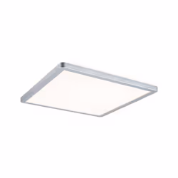 Paulmann Atria Shine, Square, Ceiling, Surface mounted, Chrome, Plastic, IP20