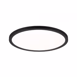 Paulmann Atria Shine, Round, Ceiling, Surface mounted, Black, Plastic, IP20