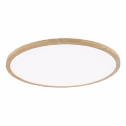 Paulmann Atria Shine, Round, Ceiling, Surfaced, White, Wood, Plastic, Bathroom