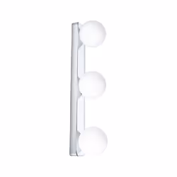 Paulmann Gove, Satin chrome, Glass, Metal, IP44, I, 3 bulb(s), LED