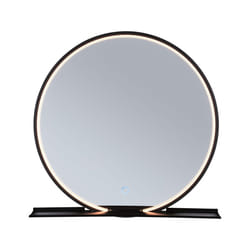 Paulmann Miro makeup mirror Freestanding Round Black