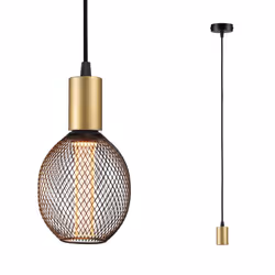 Paulmann Ravi, LED, E27, IP44, Black, Gold