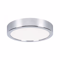 Paulmann Aviar, Round, Ceiling, Chrome, Plastic, Home, Office, IP44