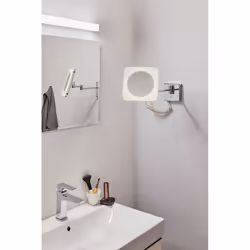 Paulmann Jora makeup mirror Square Chrome, Mirror, White - Additional view 6