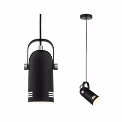 Paulmann Lavea, Flexible mount, Black, Black, Metal, Round, Black
