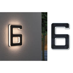 Paulmann Solar LED House number lamp luminaire Number 6