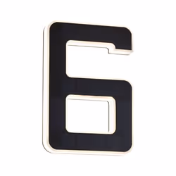 Paulmann Solar LED House number lamp luminaire Number 6