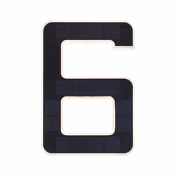 Paulmann Solar LED House number lamp luminaire Number 6